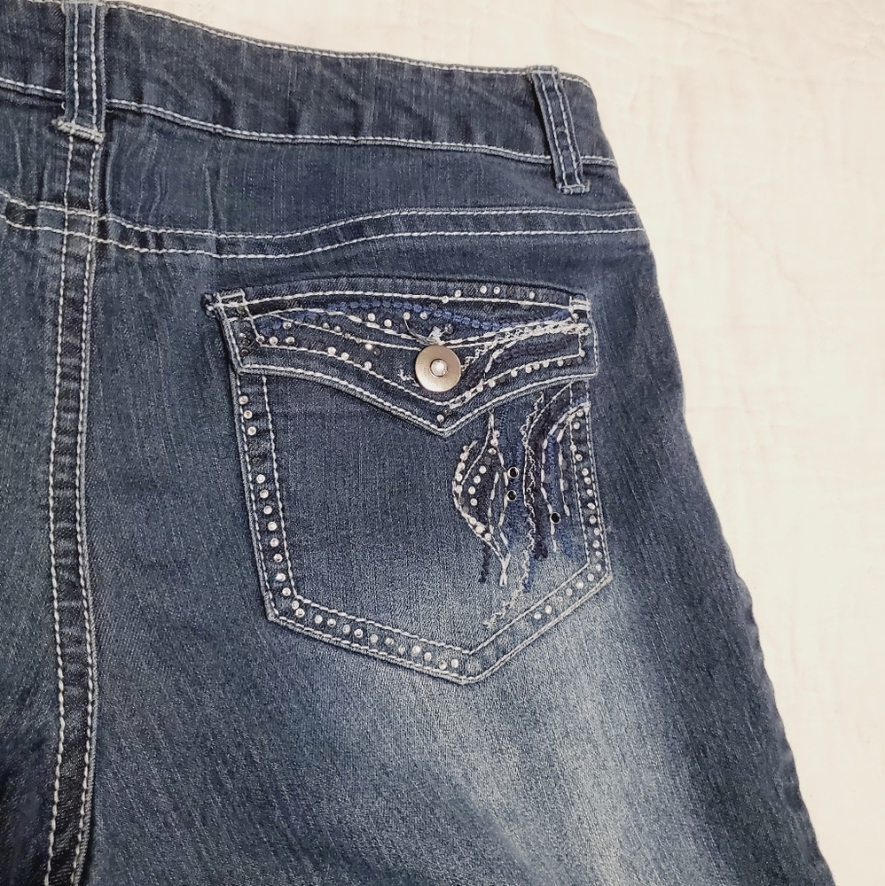 Bedazzled booty jeans